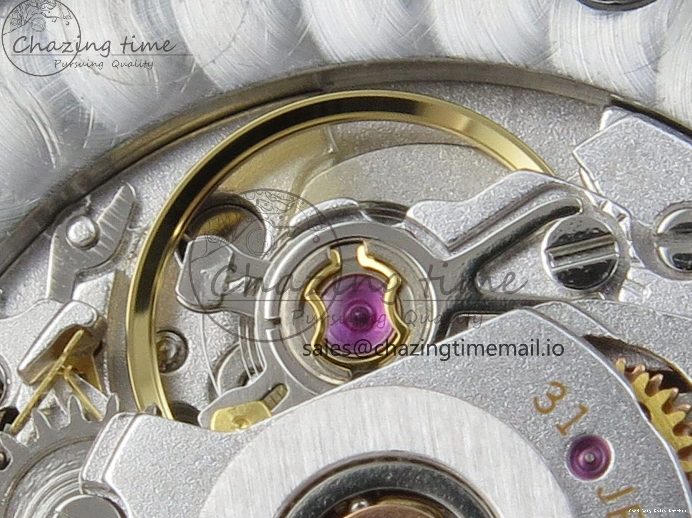 Good Copy Rolex Watches YG Diamonds Steel Bracelet 31 Jubilee THBF YG DateJust 1:1 Dial Edition Bezel SS 278383RBR 904L HZ Vibrant on Best 46 Diamonds Cal. 1220